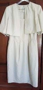 Calvin Klein cream dress suit. Sz 12